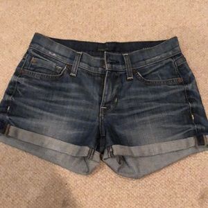 Denim shorts